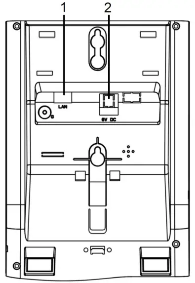 AEi SSP-9210-S-SSP-9110-S Sip Phone - Back View