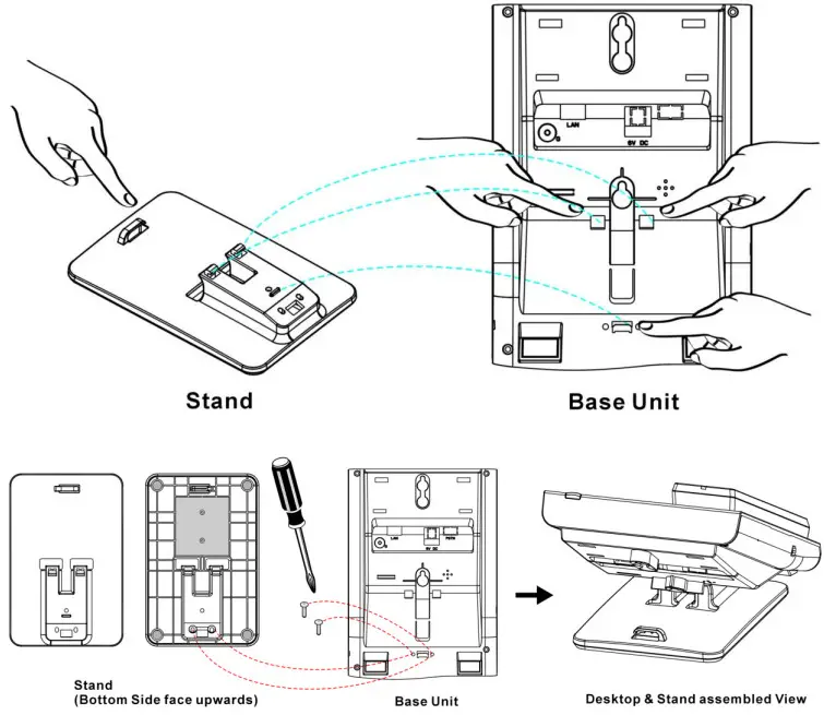 AEi SSP-9210-S-SSP-9110-S Sip Phone - illustration