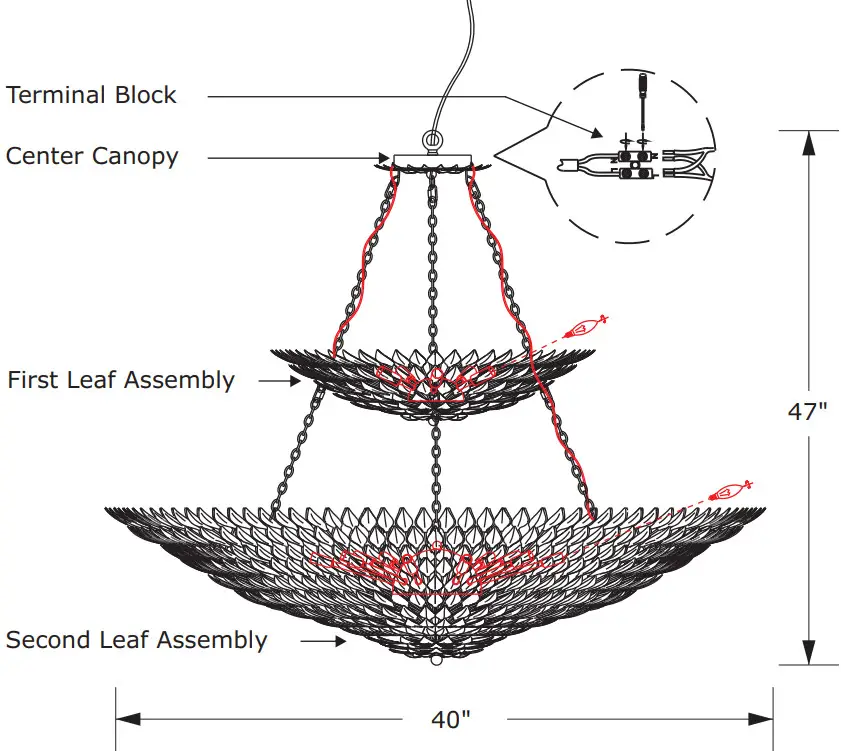 CRYSTORAMA 599 GA Broche 18 Light Chandelier