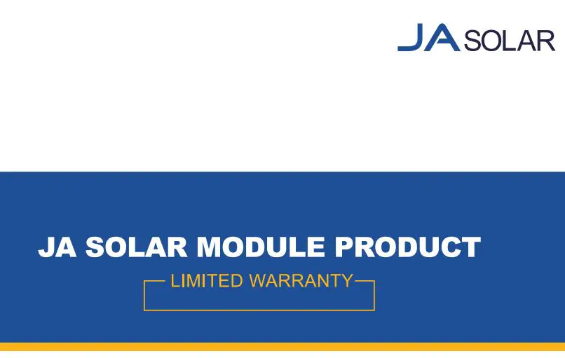 JA SOLAR JA-JAM54-S31-385MR Inverter Supply Instructions