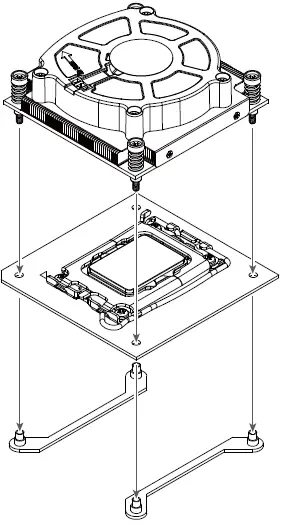 SilverStone XE01-1700 Superior 2U Server Thermal Solution for Intel 01