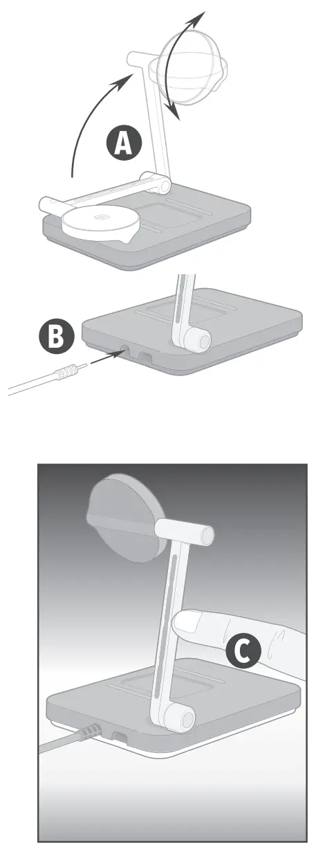 SCOSUHE Base Charge MS 3 In 1 MagSafe Compatible Folding Charge Stand - Elements 1