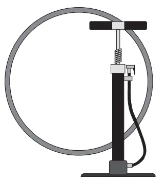 Inflate the tube slightly.