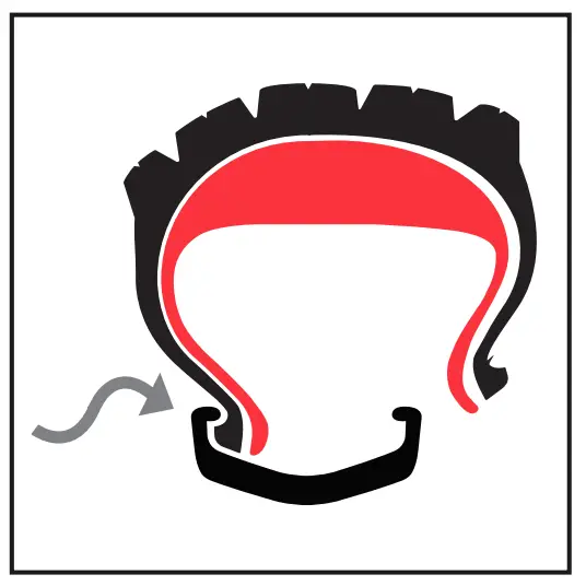 Install First Bead of Tire and Armour