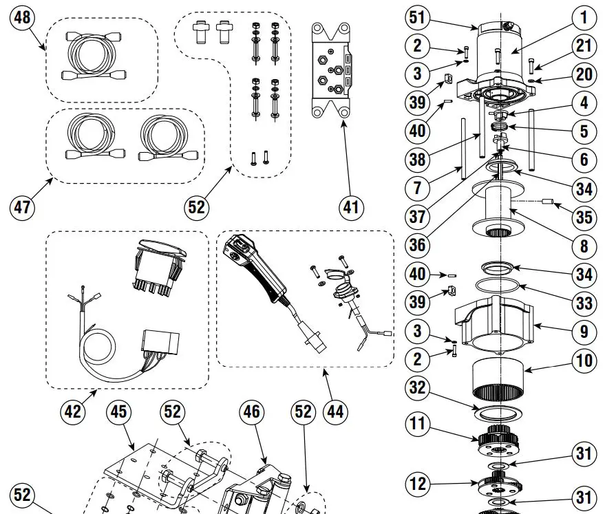 KFI-U45-R2-ATV-Winch-Steel-Cable-fig-15