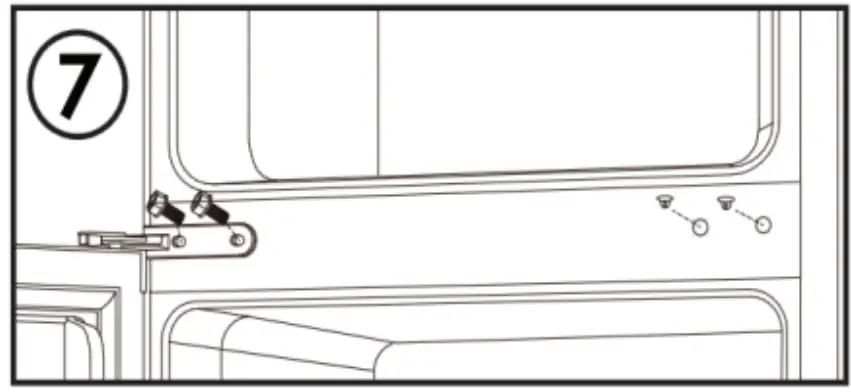 CHiQ MRF-159 1440mm Foot Freestanding Size Large Compact Refrigerator - Door Reversal 7