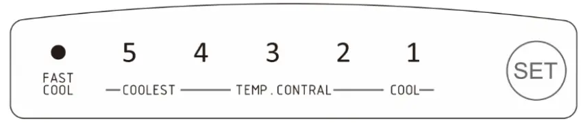 CHiQ MRF-159 1440mm Foot Freestanding Size Large Compact Refrigerator - Functions