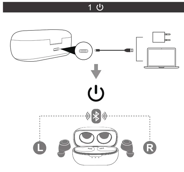 TECNO BDE01 True Wireless Bluetooth Earbuds with Microphone - Fig1