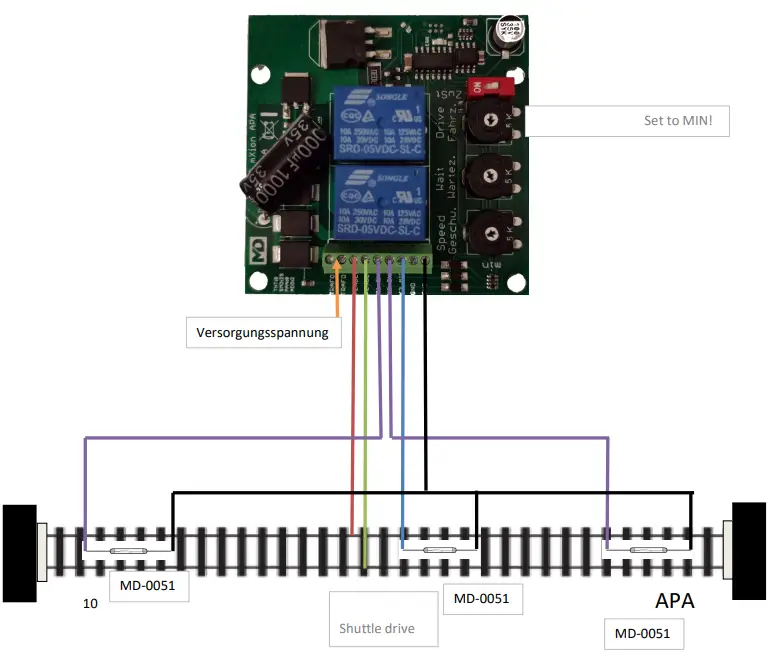 mxion APS 2 Channel Pendulum Control - Pendula control via contact