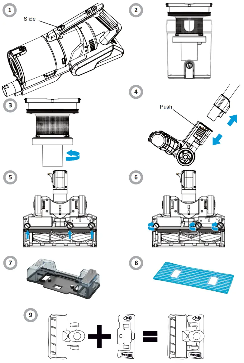 Amica VM 8200 Leste Aqua Vacuum Cleaner - fig 6
