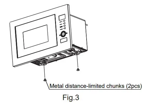 MORRIS B6128MW Built-In Microwave Oven Instruction Manual - Fig 3