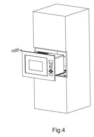 MORRIS B6128MW Built-In Microwave Oven Instruction Manual - Fig 4