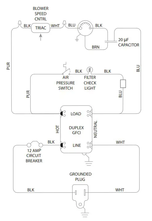 PHOENIX 4031350 Guardian R HEPA Air Scrubber System - Wiring Diagram