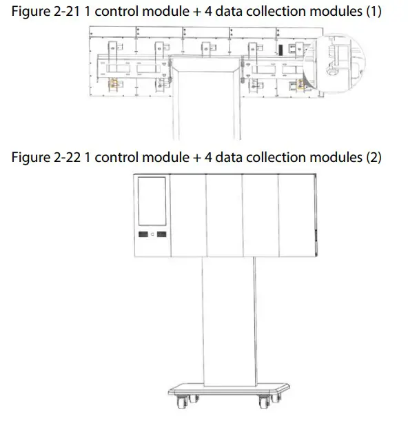 dahua EEC300 Mobile Stand for Data Collection Station- data collection module (
