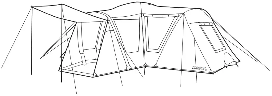 KIWI camping KC072 710 Takahe 8 Air Family Tent - FIGURE 3
