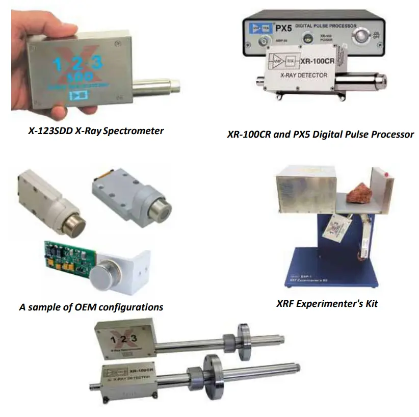 AMPTEK XR-100 X-Ray Detector - Configurations
