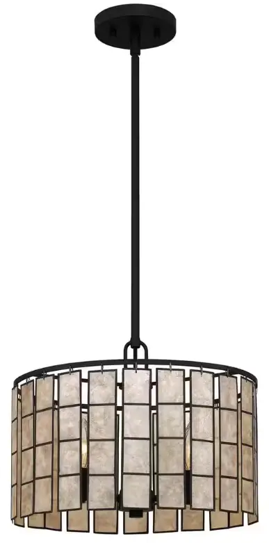 QUOIZEL-SGLM2814MBK-Seigler-3-Light-Matte-Black-Shaded-Pendant-PRODUCT