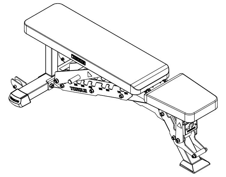 Torque XG FIB 101 X Gym Flat Incline Bench 