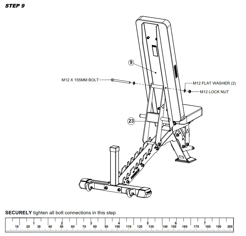 Torque XG FIB 101 X Gym Flat Incline Bench  - fig 16