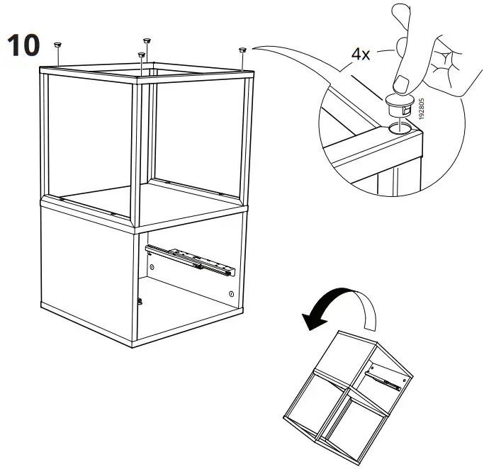 IKEA AA 2054702 3 2 VIKHAMMER Night Table - Figure 10