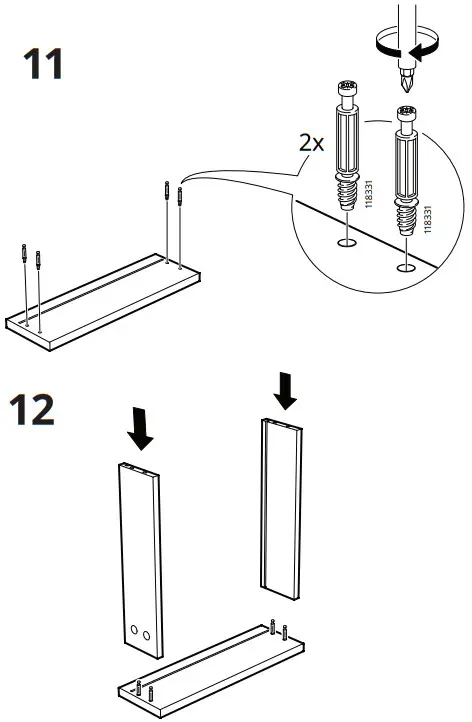IKEA AA 2054702 3 2 VIKHAMMER Night Table - Figure 11