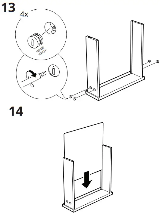 IKEA AA 2054702 3 2 VIKHAMMER Night Table - Figure 12