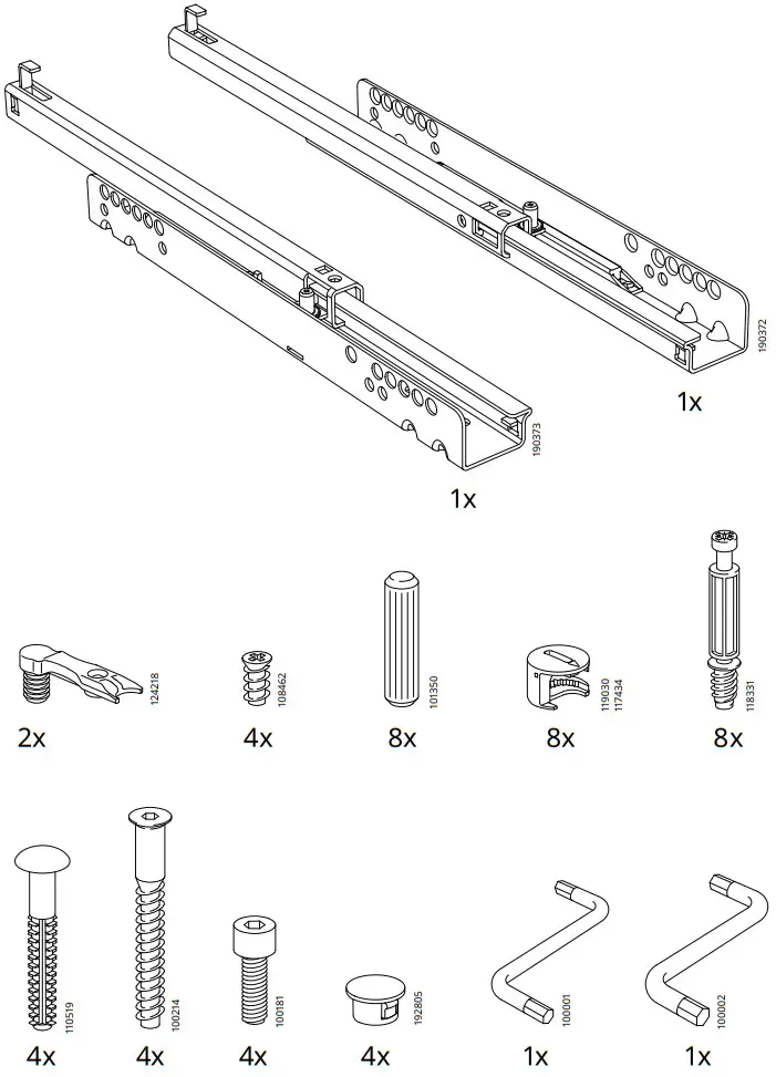 IKEA AA 2054702 3 2 VIKHAMMER Night Table - Figure 2