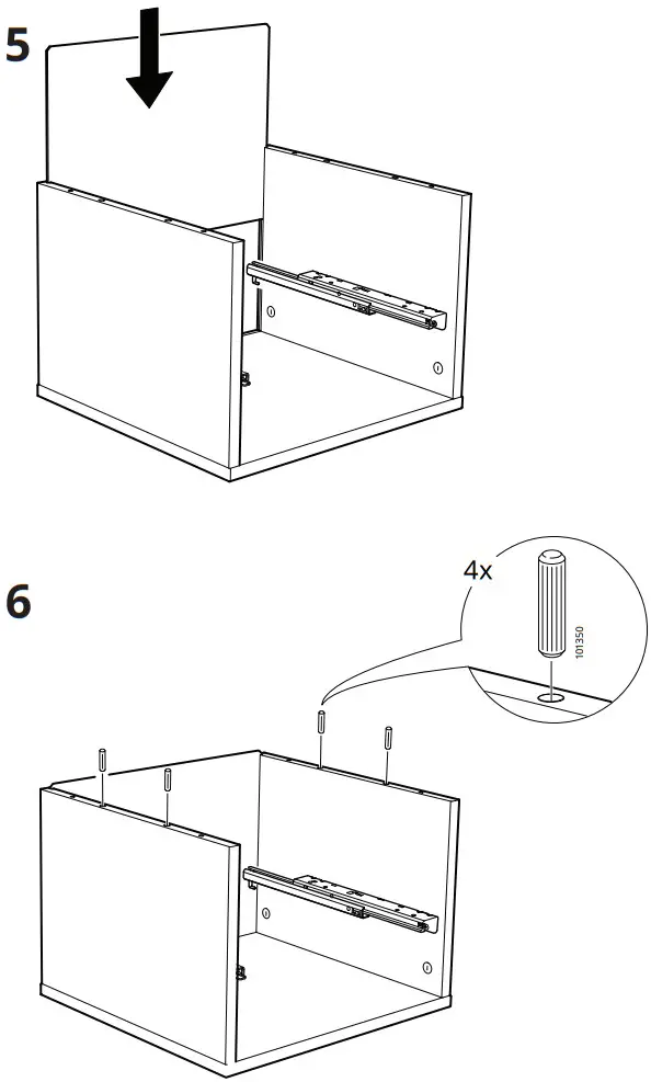 IKEA AA 2054702 3 2 VIKHAMMER Night Table - Figure 7