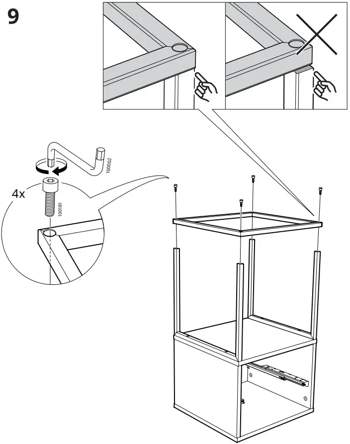 IKEA AA 2054702 3 2 VIKHAMMER Night Table - Figure 9