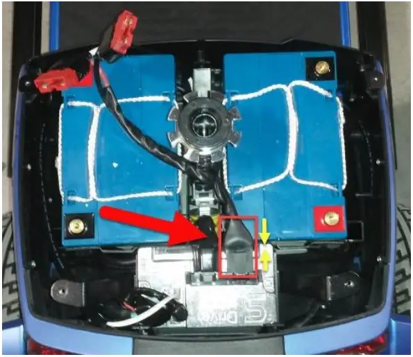 Installing the new batteries
