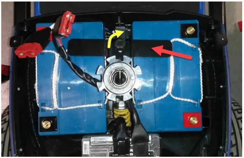 Installing the new batteries