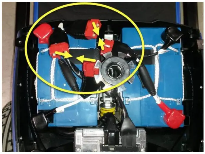 Installing the new batteries