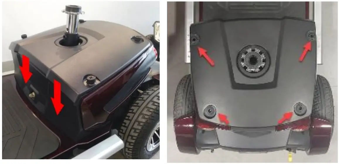 Installing the new batteries