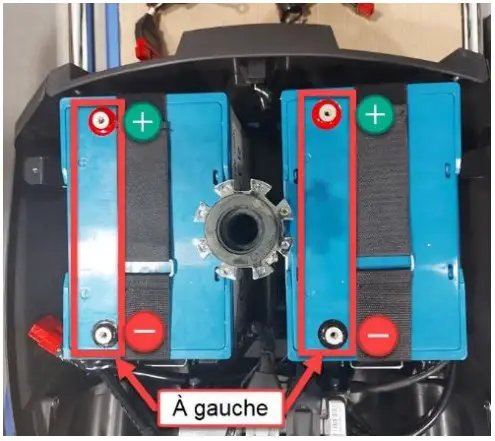 Installing the new batteries