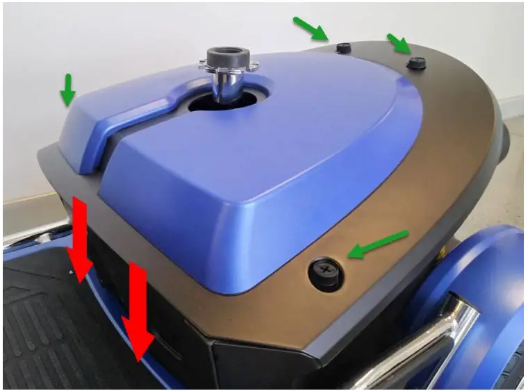 Installing the new batteries