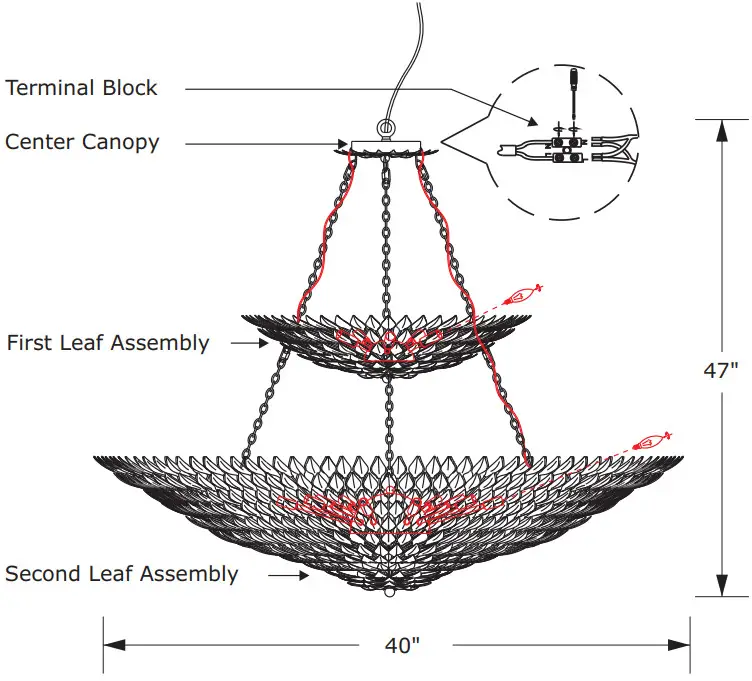 CRYSTORAMA 599 SA Broche 18 Light Chandelier
