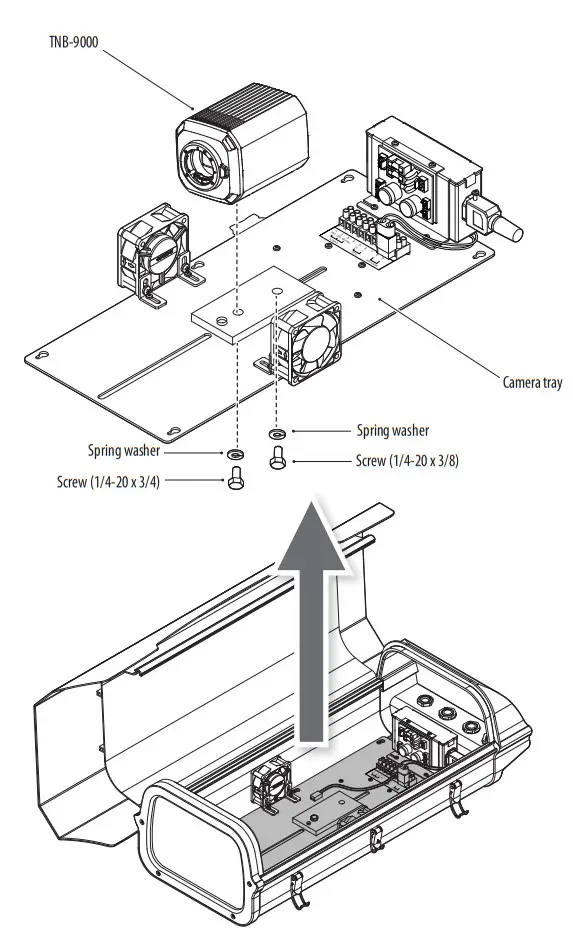 WISeNeT SHB-9000H TNB-9000 Outdoor Housing - Fig 2