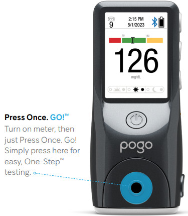 Intuity Medical Inc POGO Automatic Blood Glucose Monitoring System - Supplies for 5