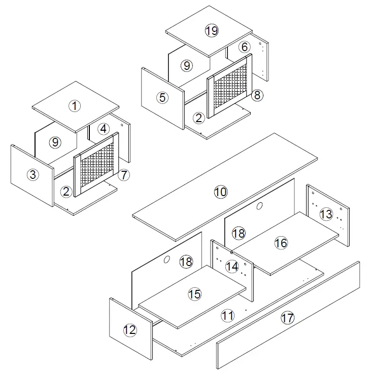 ModernLuxe-WF300276AAK-14-Inch-Tall-TV-Stands-FIG-1