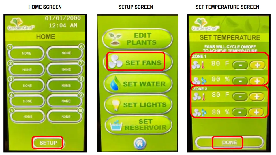 CARTER HOFFMANN GC52 GardenChef Herb and Microgreen Growing C iabinet - PROGRAMMING2