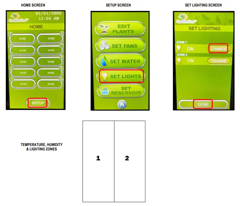 CARTER HOFFMANN GC52 GardenChef Herb and Microgreen Growing C iabinet - PROGRAMMING3