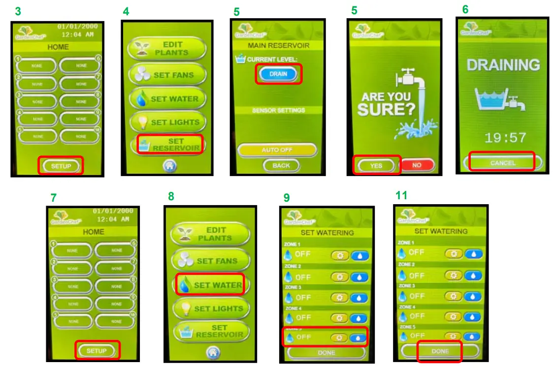 CARTER HOFFMANN GC52 GardenChef Herb and Microgreen Growing C iabinet -cleaning solution