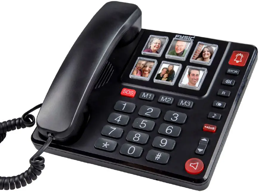Fysic-FX-3930-Landline-Phone-with-Large-Photo-Keys-and-Numbers-product-img