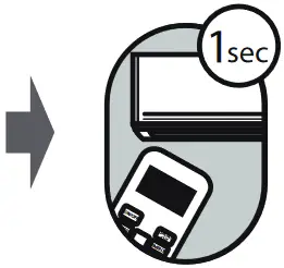 Koppel RG51A E Remote Controller - TIMER OFF setting 2