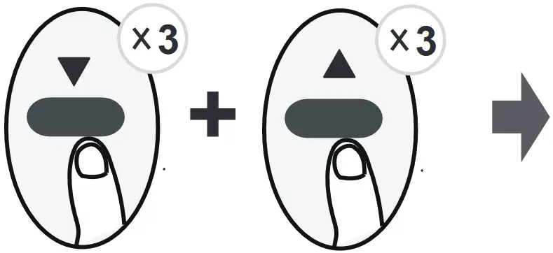 Koppel RG51A E Remote Controller - Temperature display