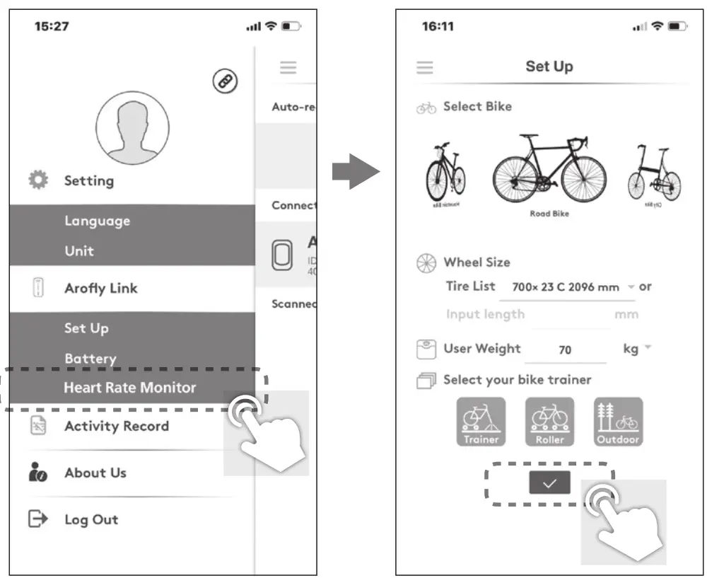 AROFLY 4718009140073 Link A1 Power Meter + Cadence Sensor Bundle - fig 7