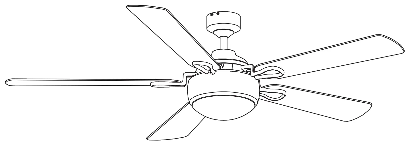 KICHLER 300415 60 Inch Humble Ceiling Fan Anvil Iron