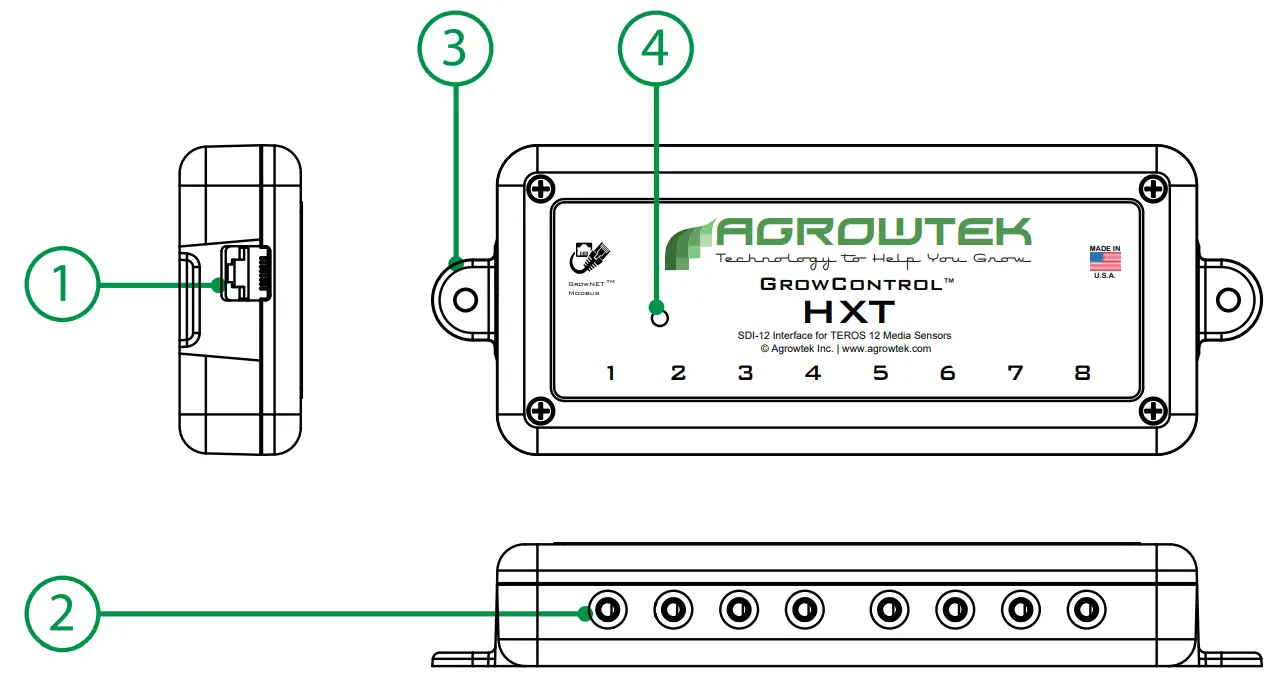 AGROWTEK HXT SDI Sensor Hub - Features