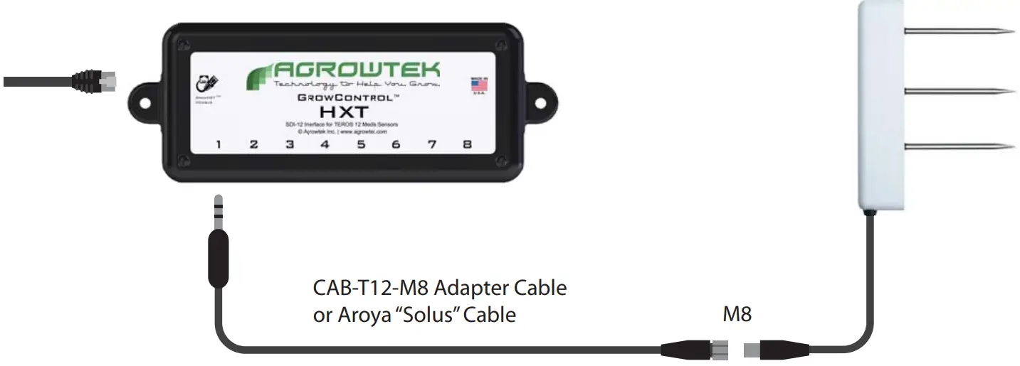 AGROWTEK HXT SDI Sensor Hub - M8 Connection