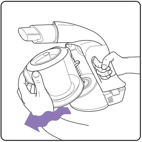 Gtech ATF061 Ultimate Cordless Pet Vacuum Bundle - Emptying the bin 1